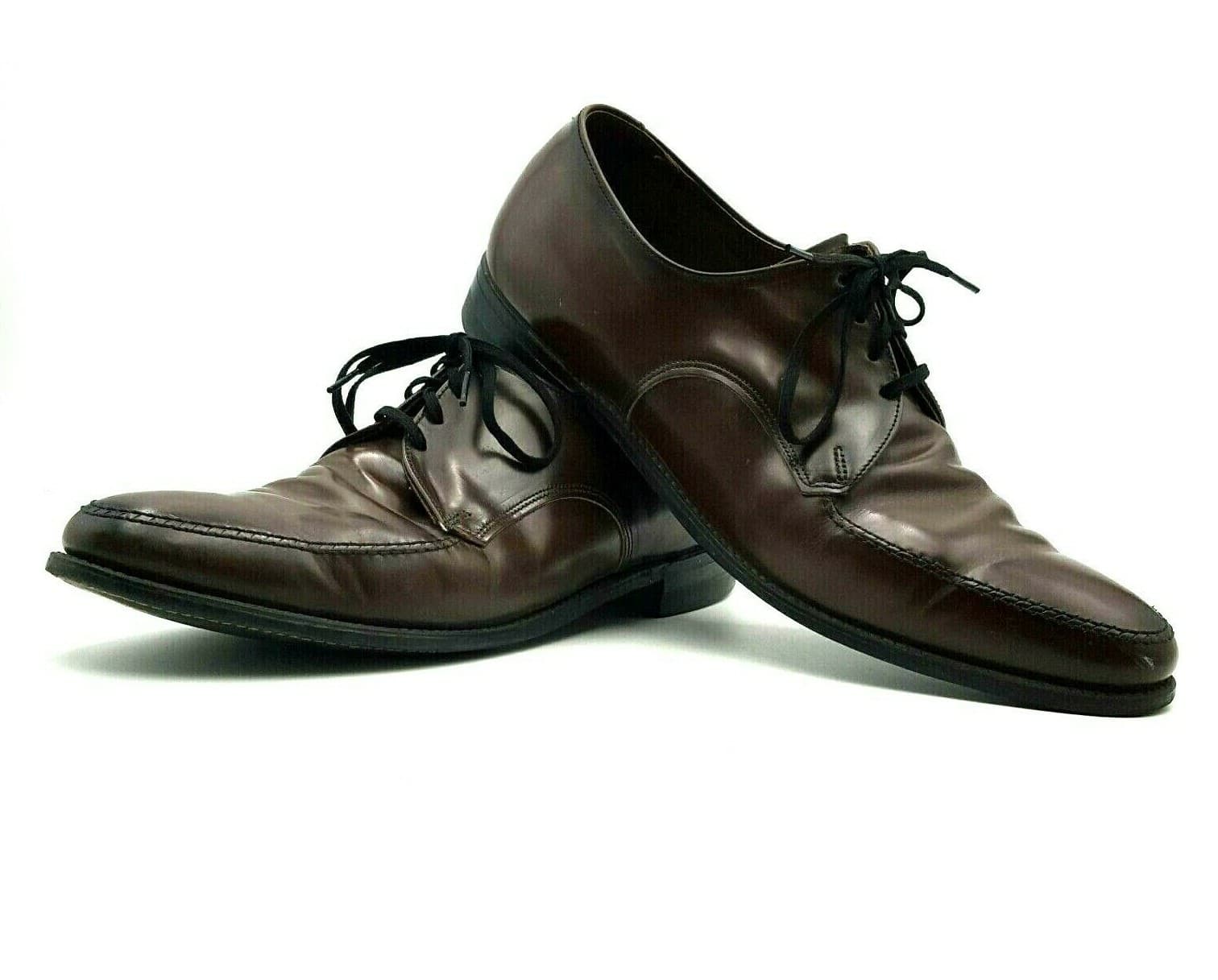 Goodyear Size 13 Men's Brown Leather Dress Formal Shoe Velvet Eez Vintage? - Regular