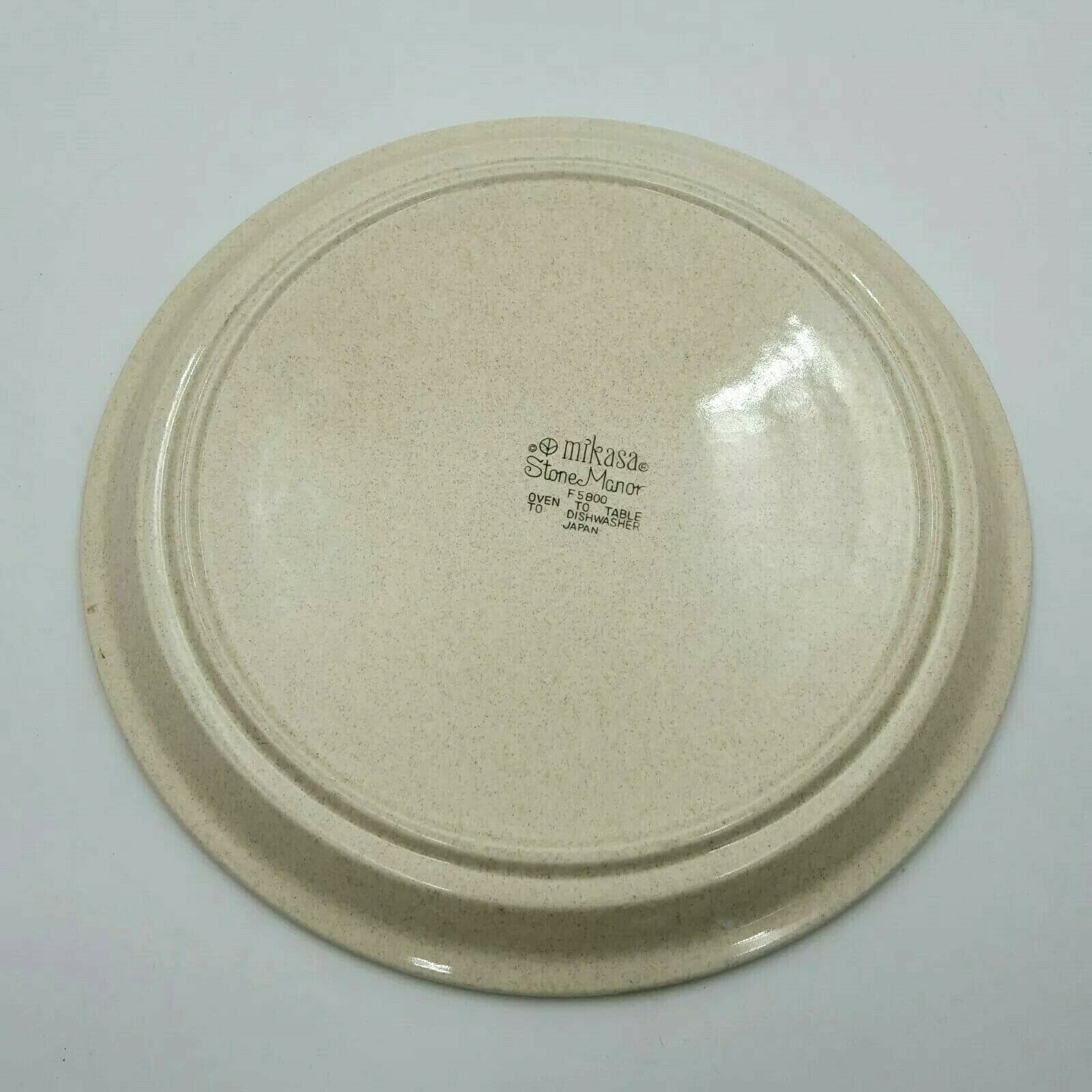 Vintage Mikasa Stone Manor F 5800 chop plate round platter 12.5" Japan - Regular - Thumbnail 5