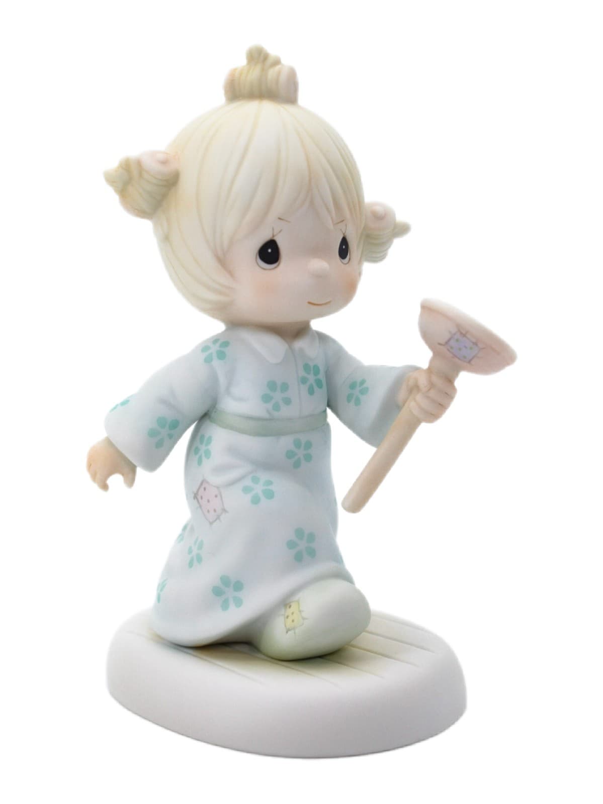 Precious Moments Faith Takes The Plunge Enesco Porcelain Figurine 1987