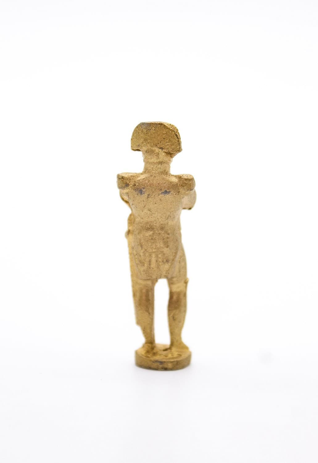 Vintage Miniature Dollhouse Brass Gold Gilt Emperor Napoleon Statue 1:12 - Thumbnail 4