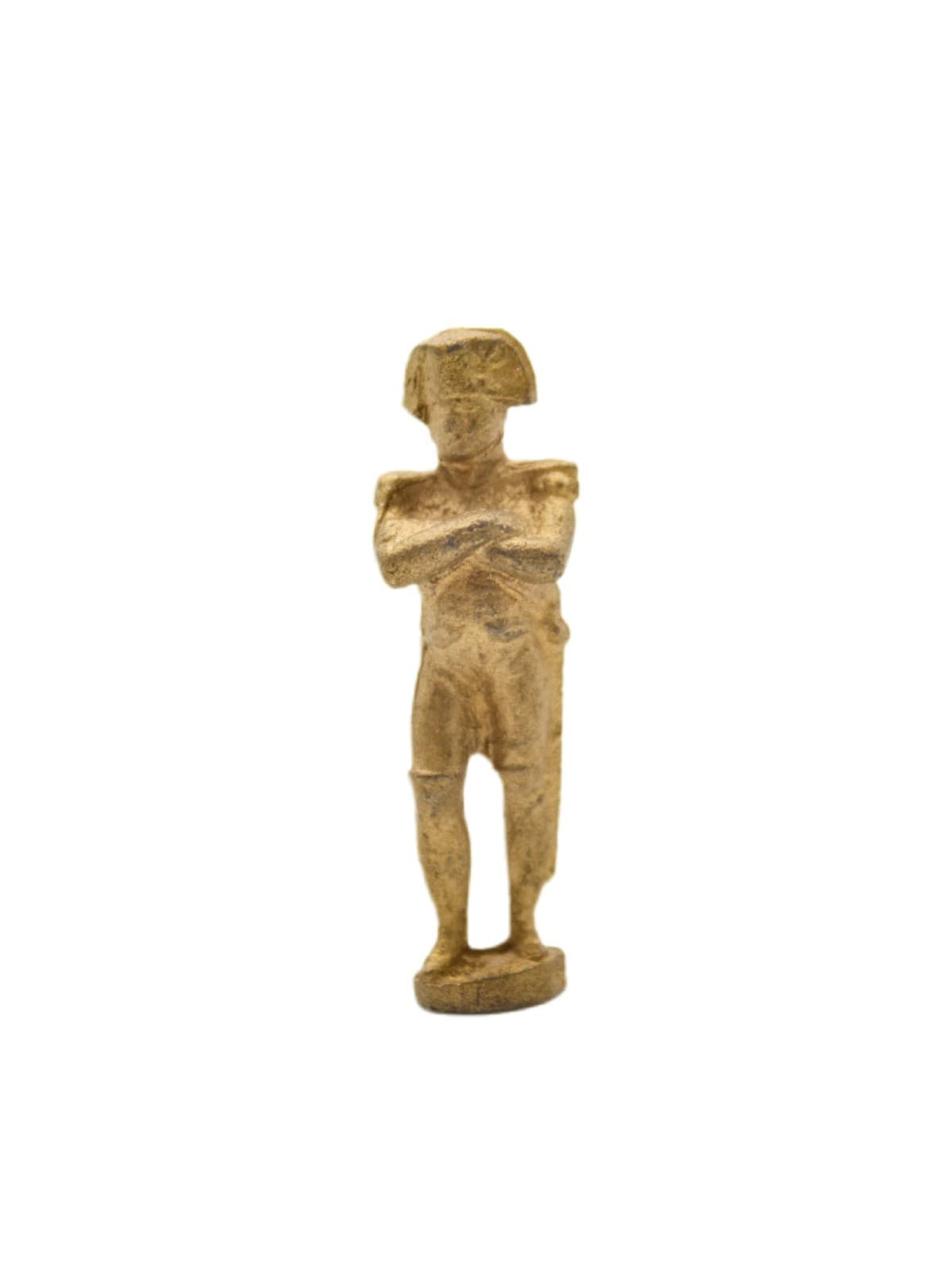 Vintage Miniature Dollhouse Brass Gold Gilt Emperor Napoleon Statue 1:12