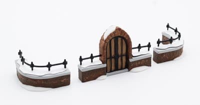 Department 56 Churchyard Gate & Fence Heritage Village Christmas Accessories 3pc - Thumbnail 6