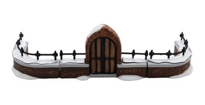 Department 56 Churchyard Gate & Fence Heritage Village Christmas Accessories 3pc