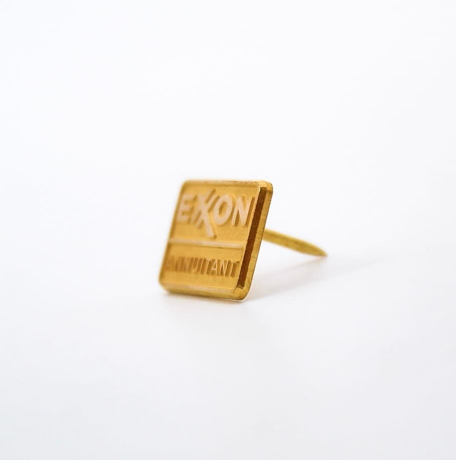 Vintage Exxon Annumitant 10k Gold Filled Service Award Lapel Pin Tie Tack - Thumbnail 6