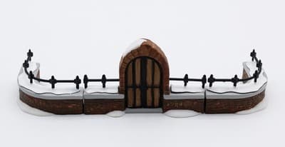 Department 56 Churchyard Gate & Fence Heritage Village Christmas Accessories 3pc - Thumbnail 3