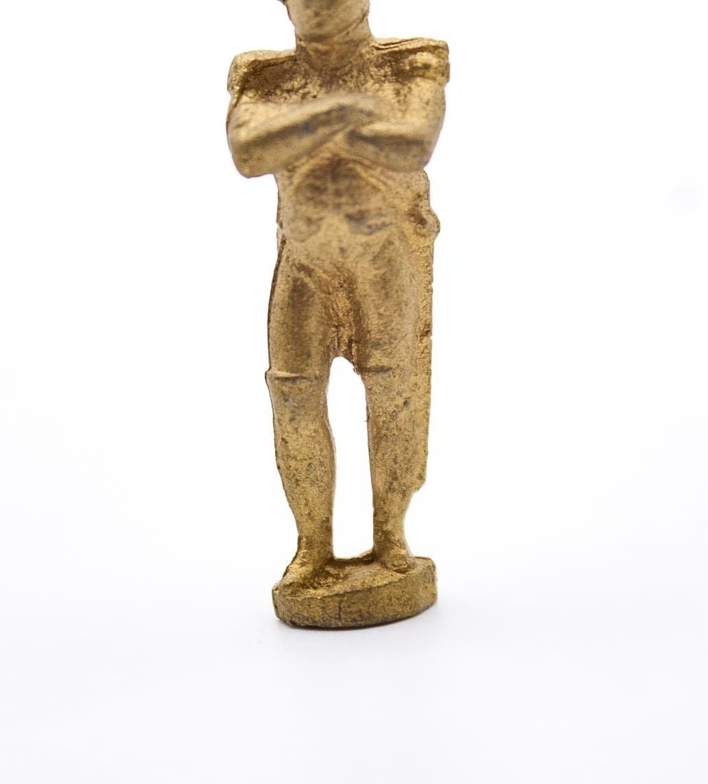 Vintage Miniature Dollhouse Brass Gold Gilt Emperor Napoleon Statue 1:12 - Thumbnail 6