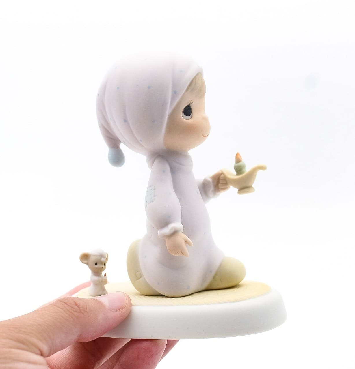 Precious Moments Jesus Is The Light That Shines Enesco Porcelain Figurine 1983 - Thumbnail 2