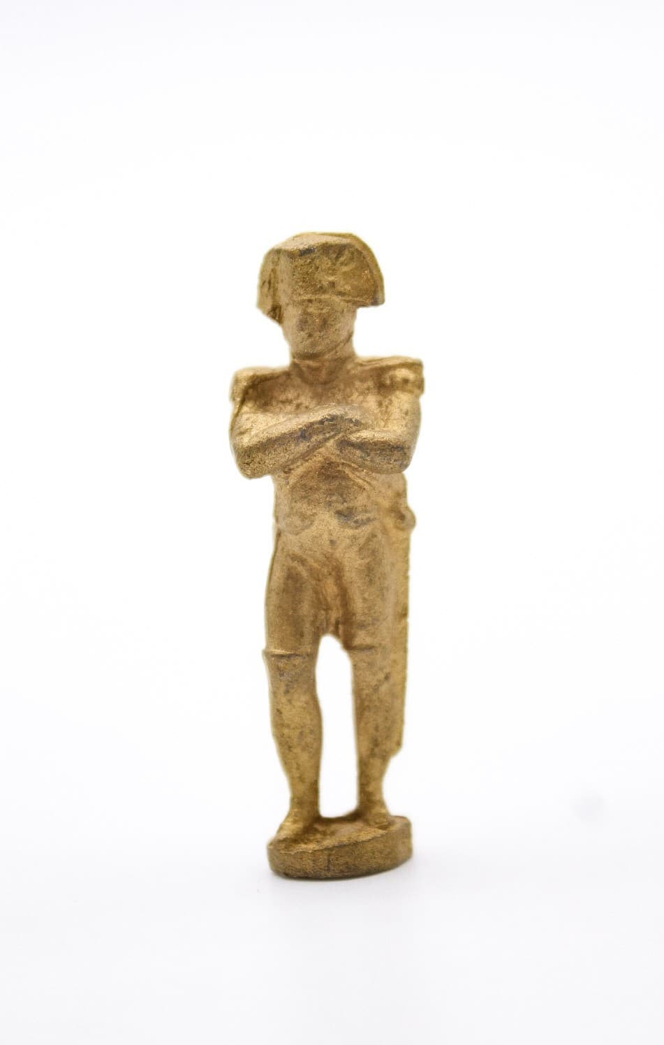 Vintage Miniature Dollhouse Brass Gold Gilt Emperor Napoleon Statue 1:12 - Thumbnail 8