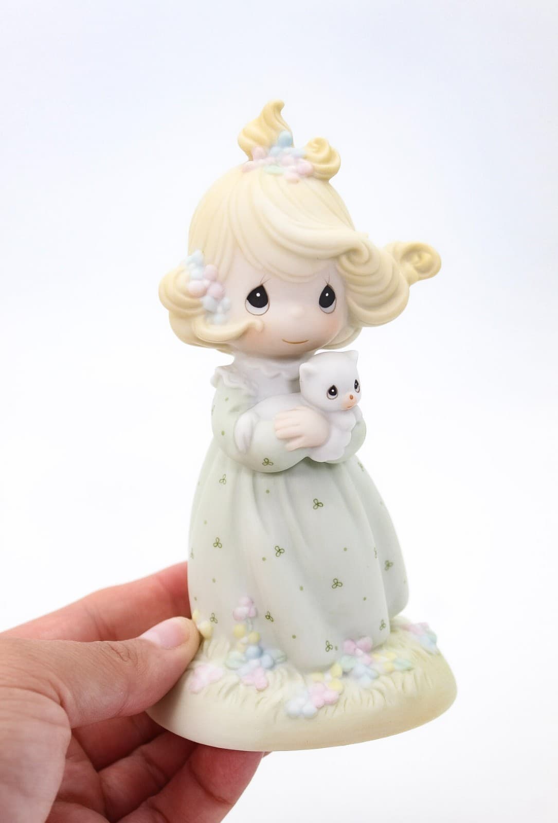 Precious Moments You Are Such A Purr-fect Friend Enesco Porcelain Figurine 1992 - Thumbnail 2