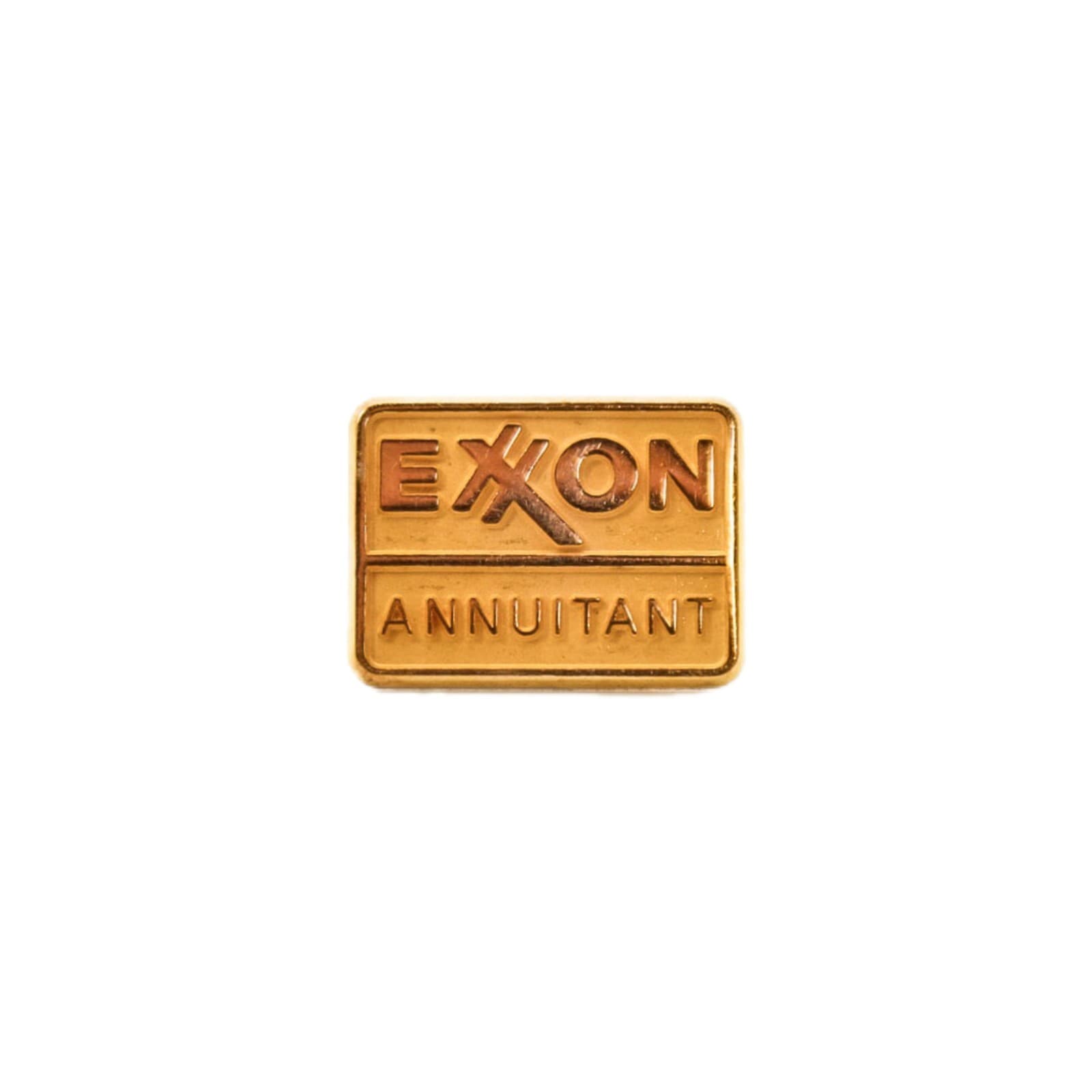 Vintage Exxon Annumitant 10k Gold Filled Service Award Lapel Pin Tie Tack