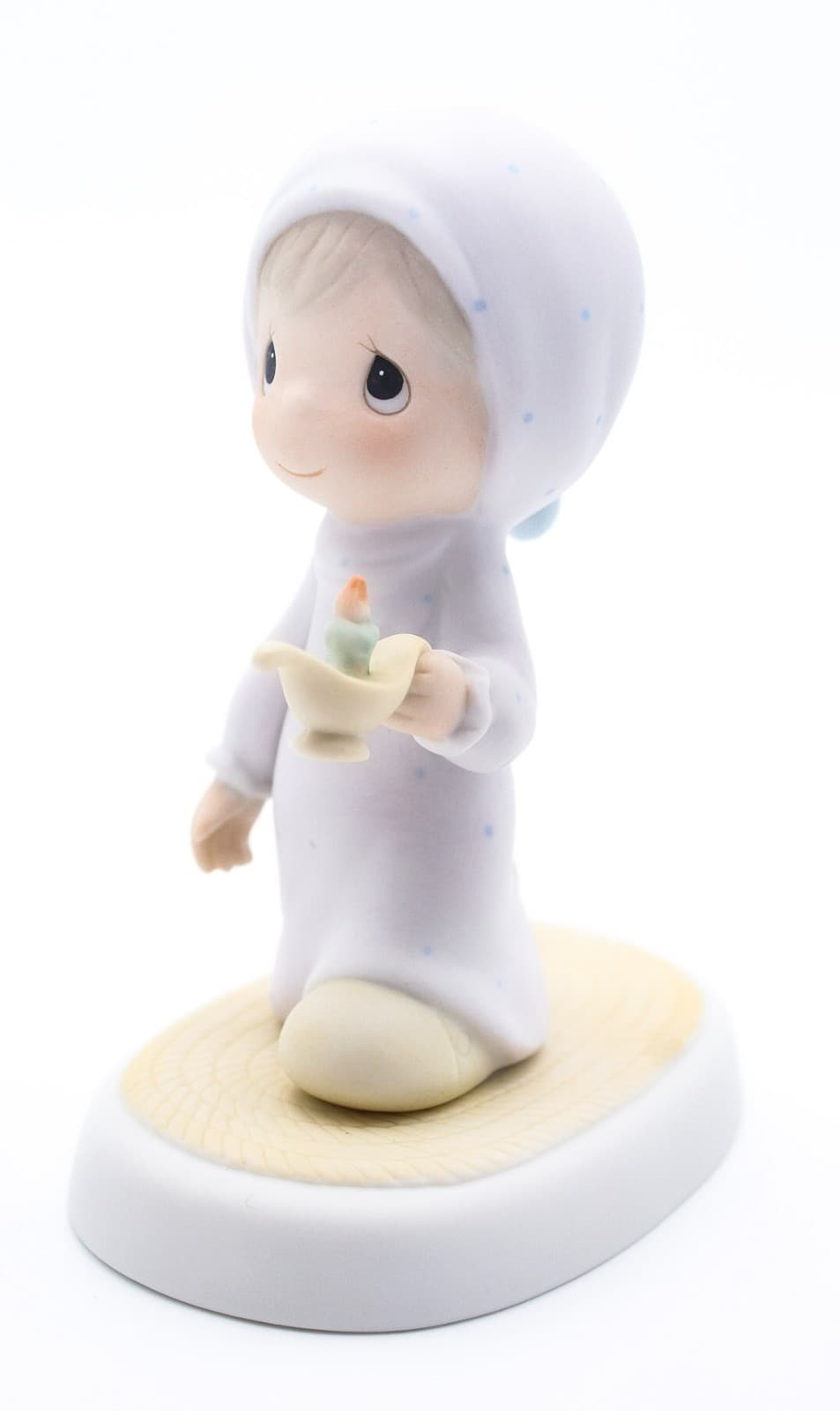 Precious Moments Jesus Is The Light That Shines Enesco Porcelain Figurine 1983 - Thumbnail 4