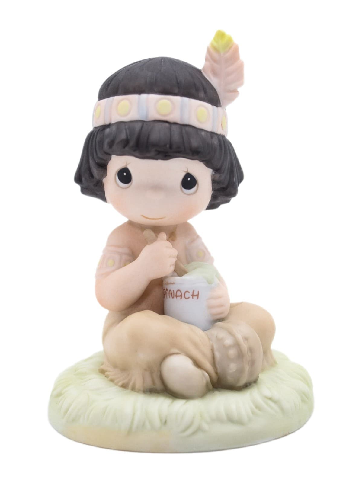 Precious Moments Lord Keep Me In TeePee Top Shape Porcelain Figurine 1991