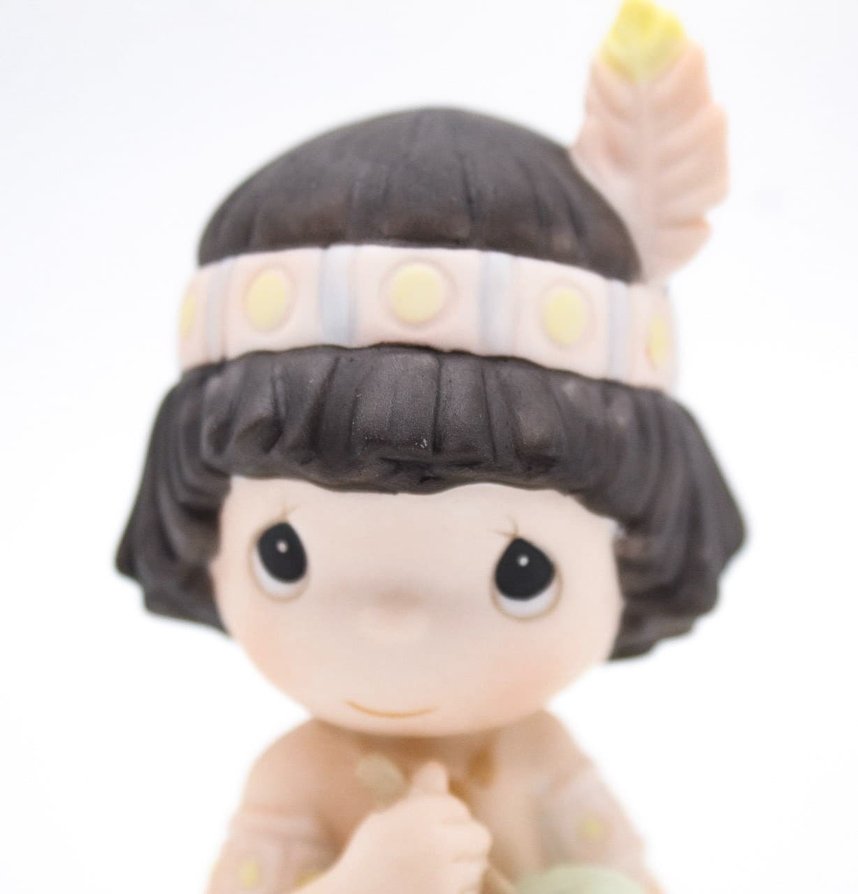 Precious Moments Lord Keep Me In TeePee Top Shape Porcelain Figurine 1991 - Thumbnail 6