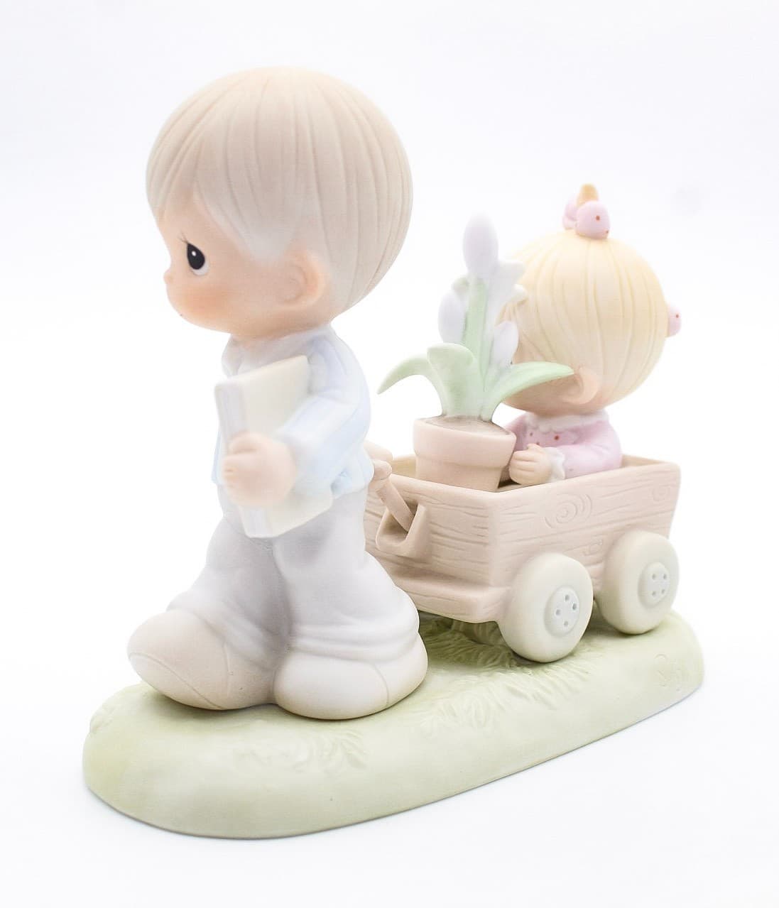 Precious Moments Easter's On Its Way Enesco Porcelain Figurine 1989 - Thumbnail 4
