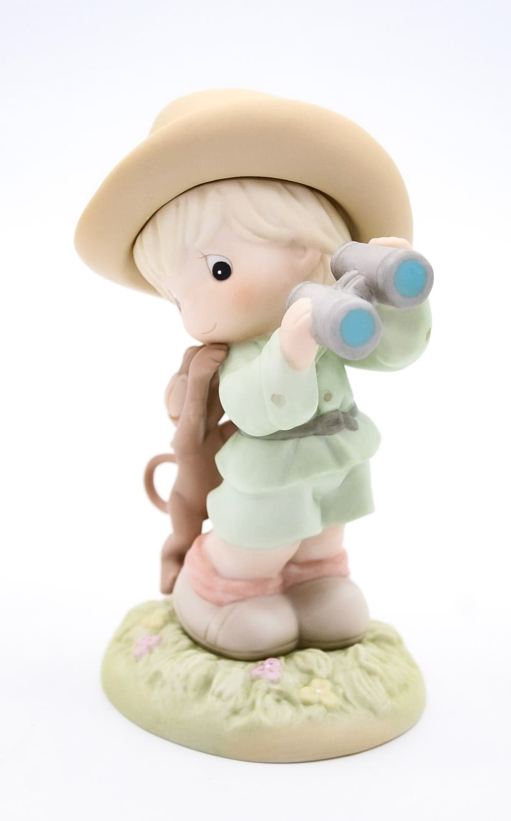 Precious Moments Life Can Be A Jungle Enesco Porcelain Figurine 1998 - Thumbnail 4