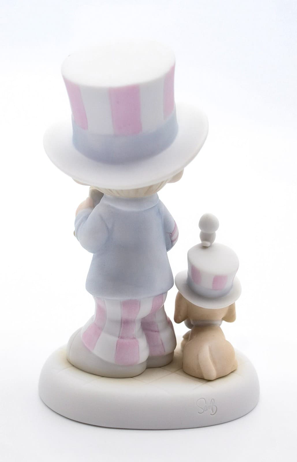 Precious Moments God Bless America Enesco Porcelain Figurine 1986 - Thumbnail 4