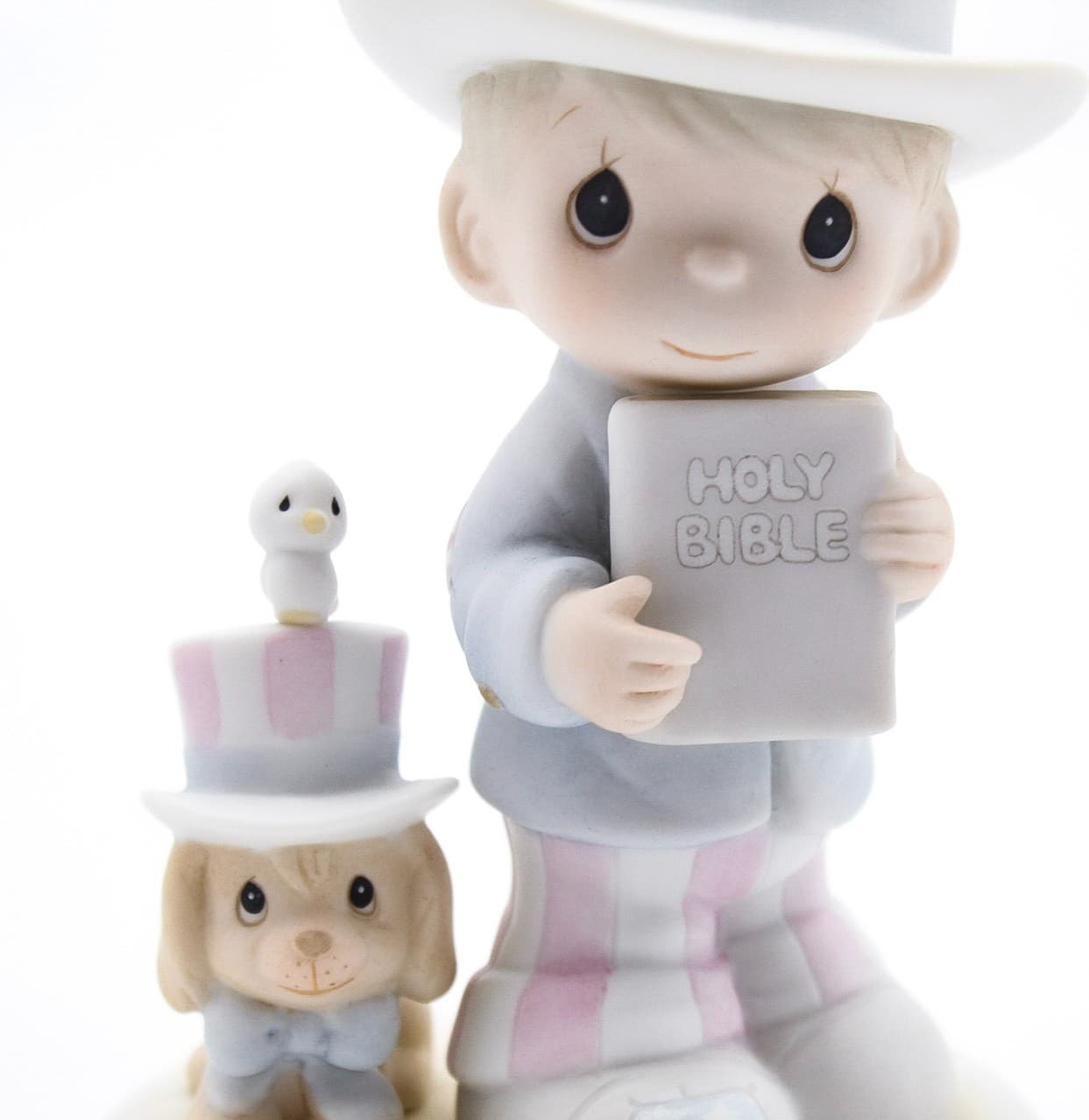 Precious Moments God Bless America Enesco Porcelain Figurine 1986 - Thumbnail 7