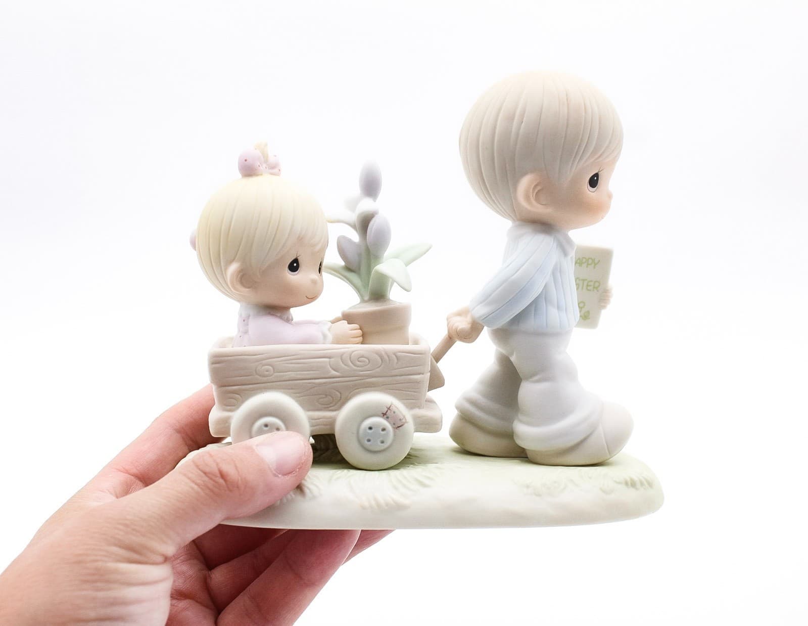Precious Moments Easter's On Its Way Enesco Porcelain Figurine 1989 - Thumbnail 2