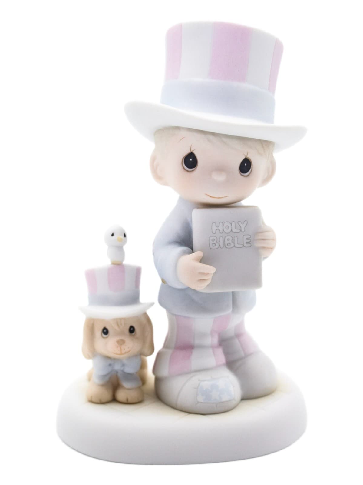 Precious Moments God Bless America Enesco Porcelain Figurine 1986