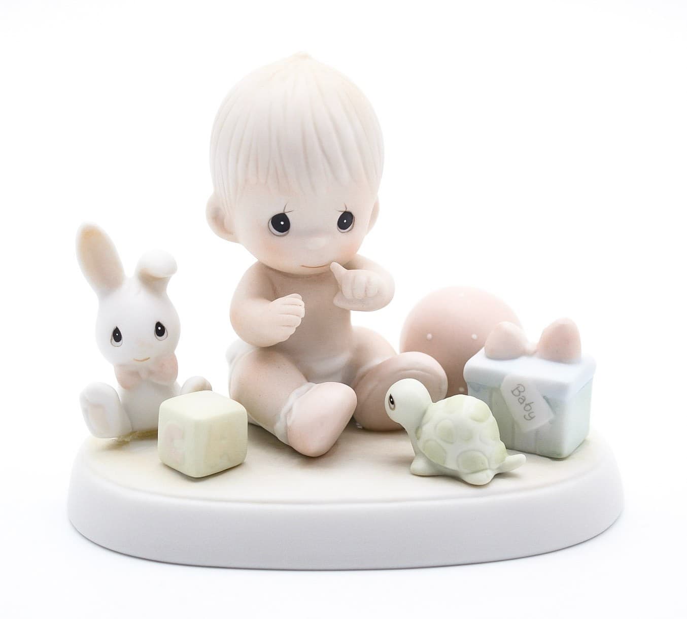 Precious Moments Heaven Bless You Enesco Porcelain Figurine 1989 - Thumbnail 9