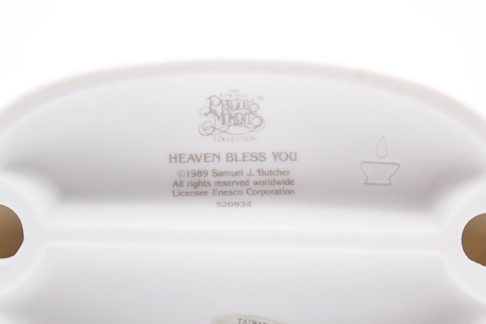 Precious Moments Heaven Bless You Enesco Porcelain Figurine 1989 - Thumbnail 3