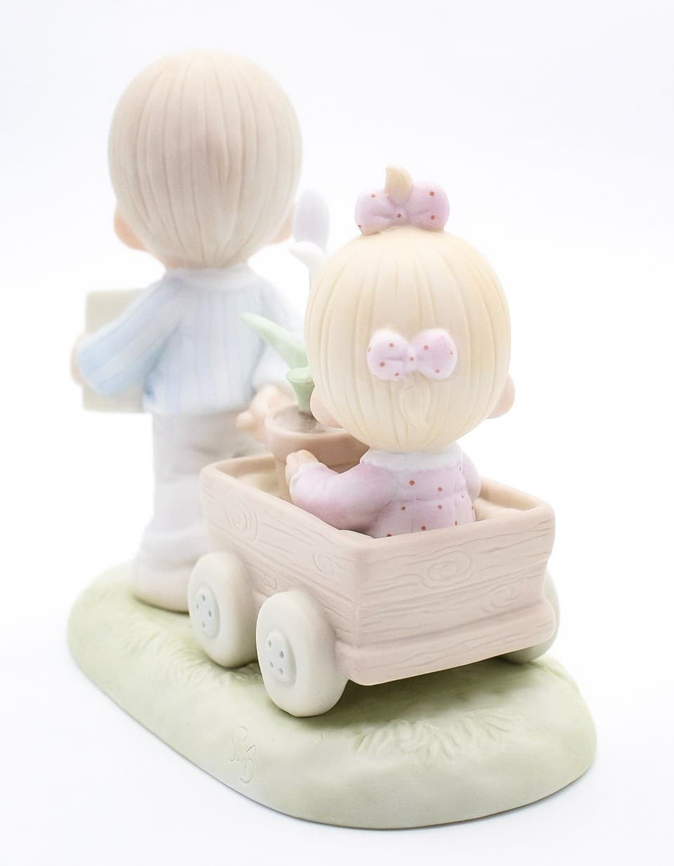 Precious Moments Easter's On Its Way Enesco Porcelain Figurine 1989 - Thumbnail 3