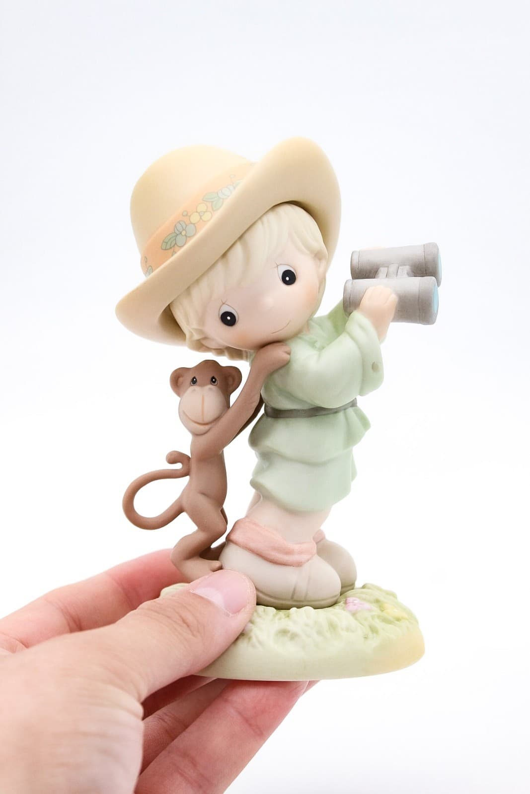 Precious Moments Life Can Be A Jungle Enesco Porcelain Figurine 1998 - Thumbnail 2