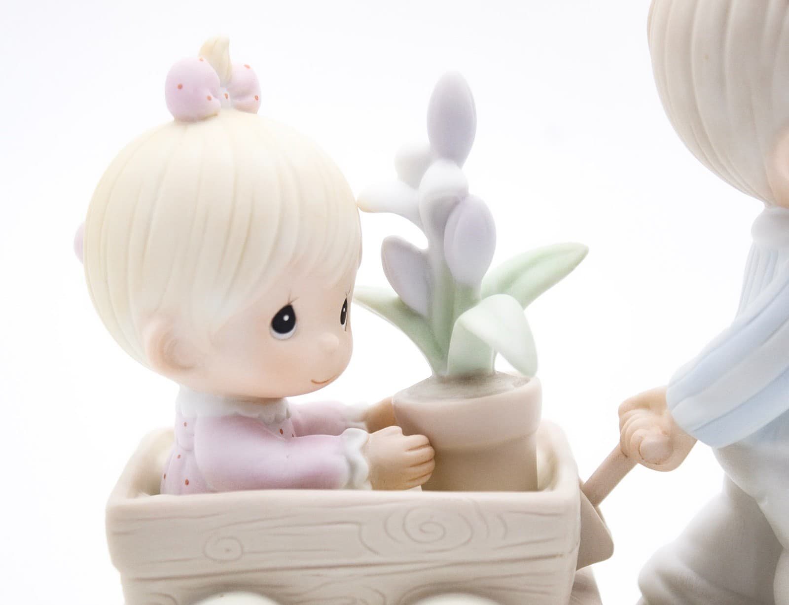 Precious Moments Easter's On Its Way Enesco Porcelain Figurine 1989 - Thumbnail 7