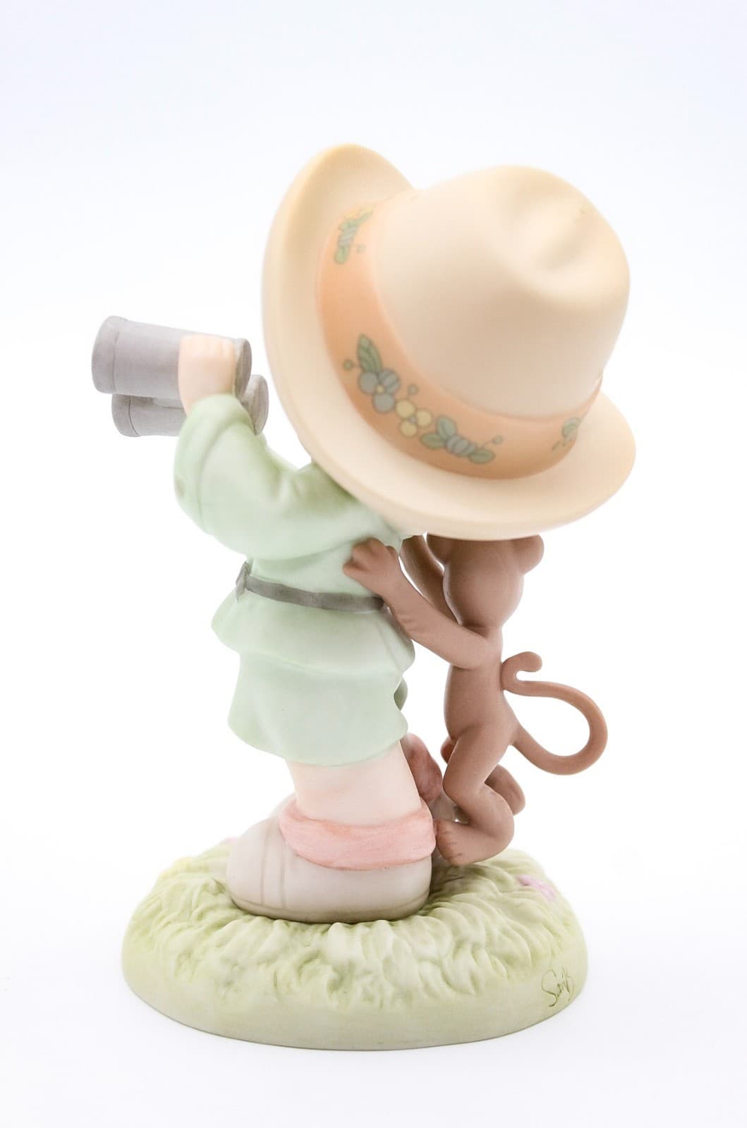Precious Moments Life Can Be A Jungle Enesco Porcelain Figurine 1998 - Thumbnail 3