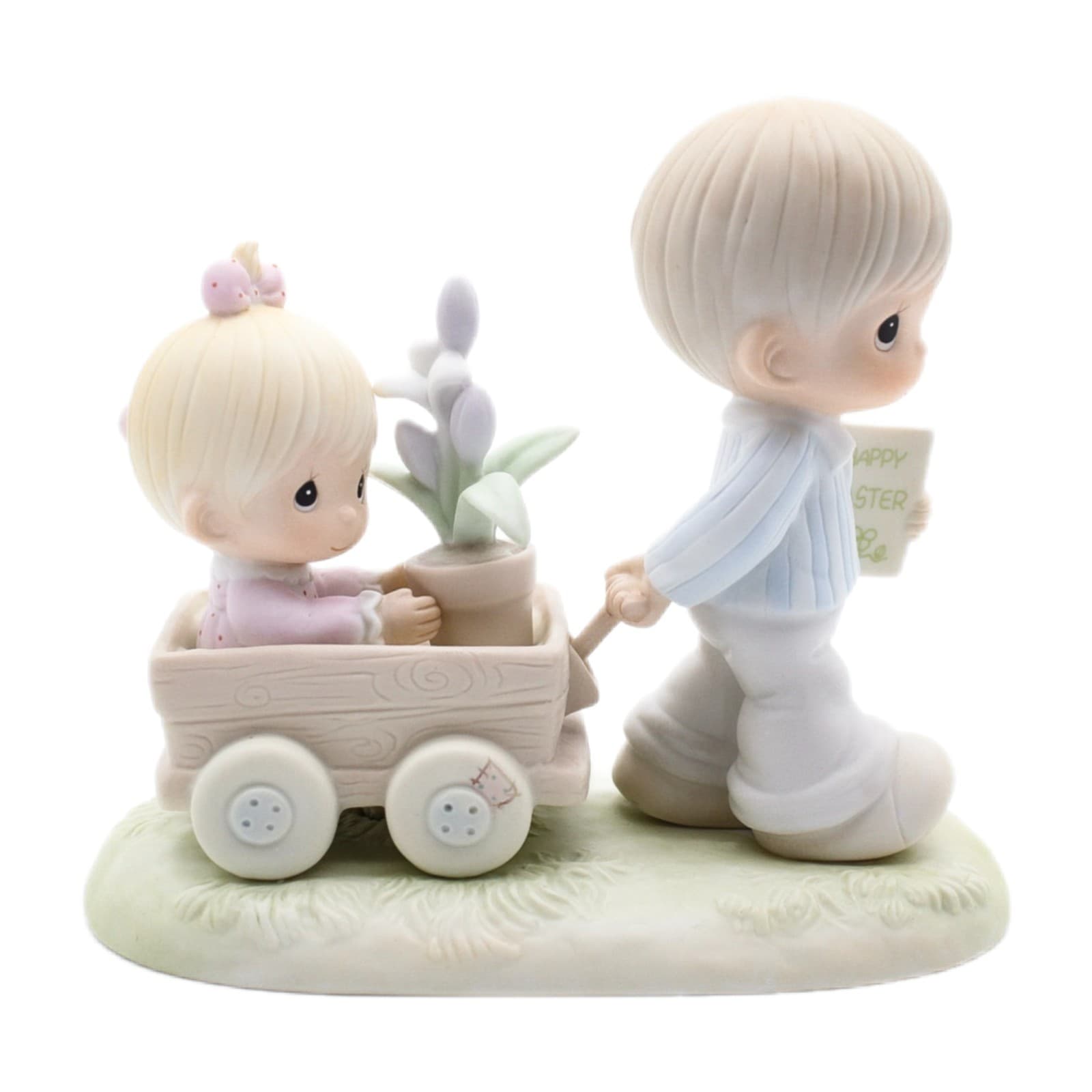 Precious Moments Easter's On Its Way Enesco Porcelain Figurine 1989