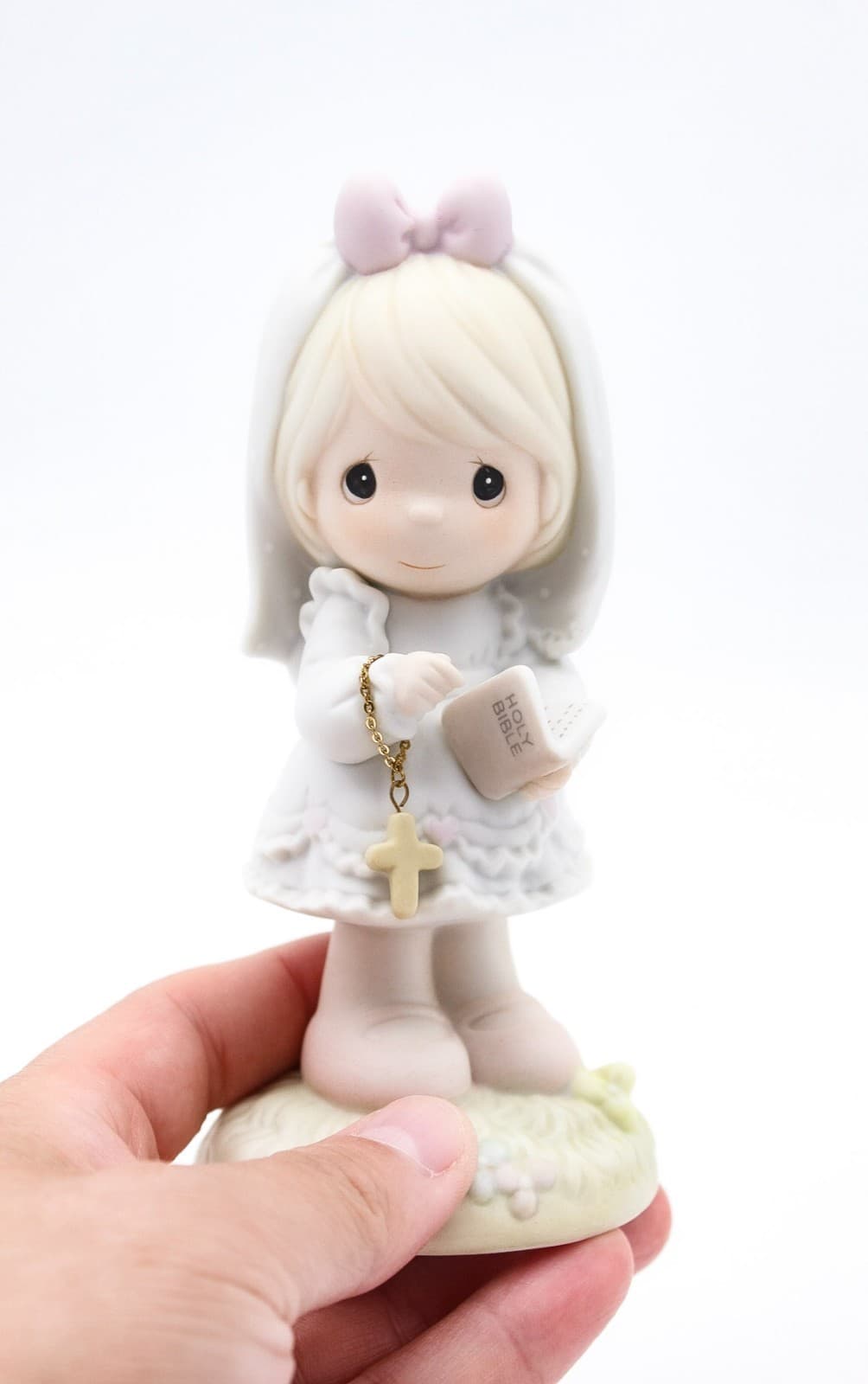 Precious Moments This Day Has Been Made In Heaven Enesco Porcelain Figurine 1989 - Thumbnail 2