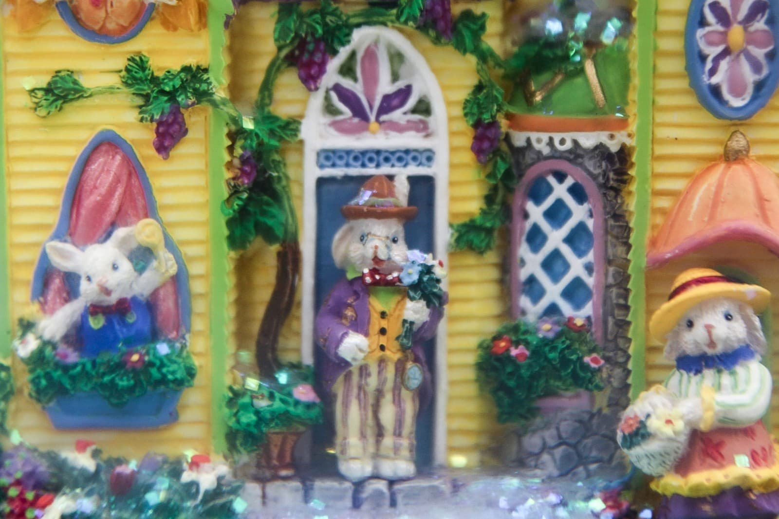 Christopher Radko Dapper Family Glitterglobe Easter Parade Music Blower In Box - Thumbnail 12