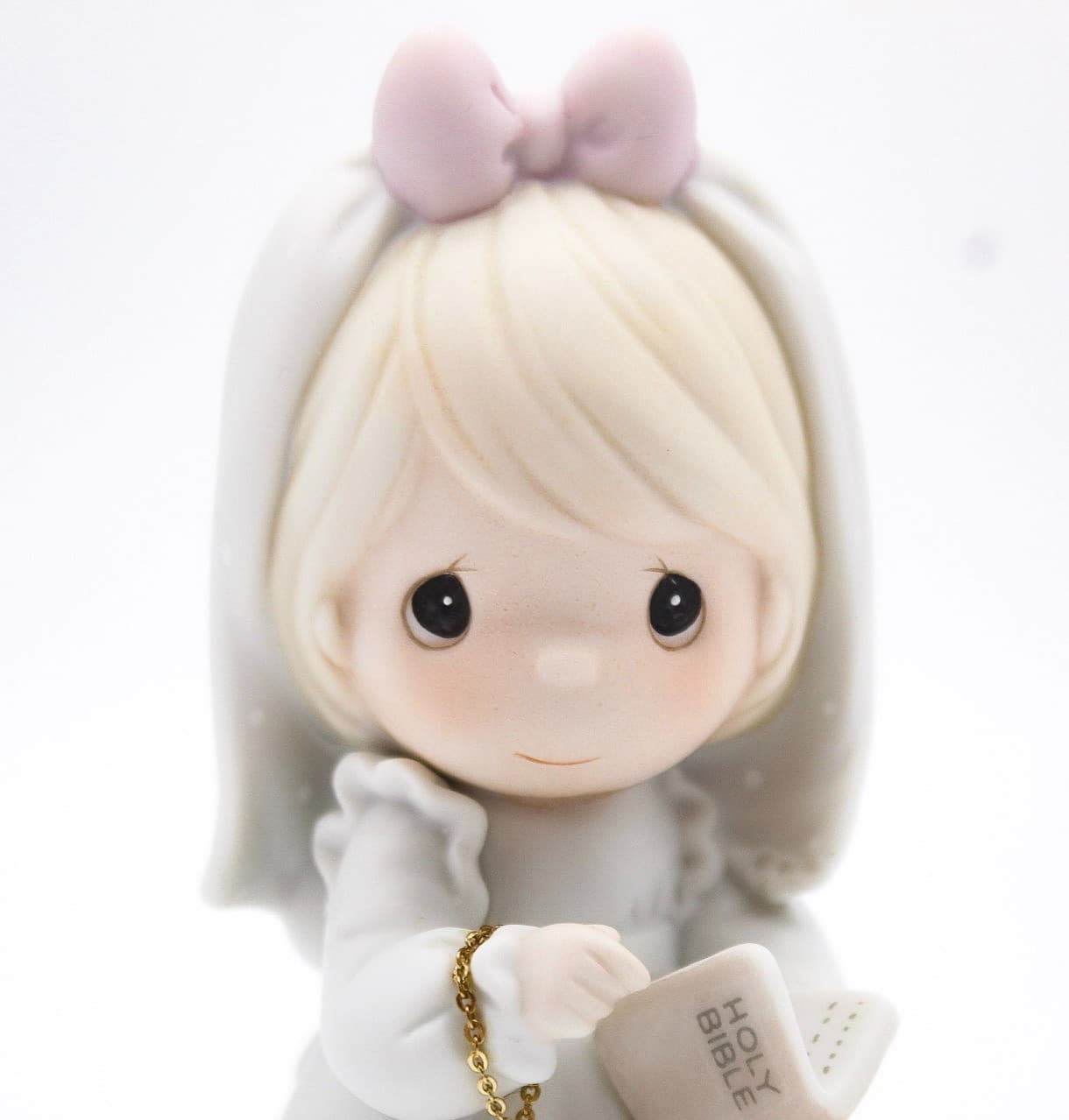 Precious Moments This Day Has Been Made In Heaven Enesco Porcelain Figurine 1989 - Thumbnail 4