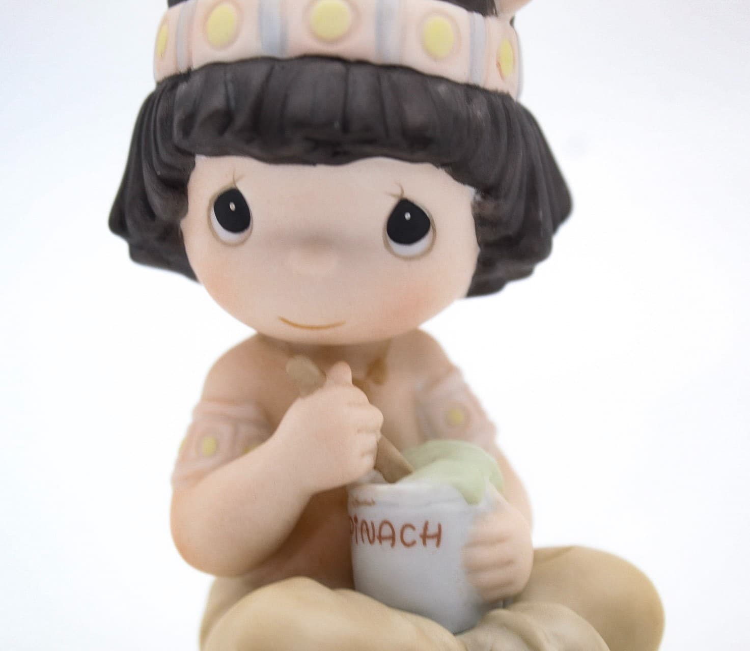 Precious Moments Lord Keep Me In TeePee Top Shape Porcelain Figurine 1991 - Thumbnail 5