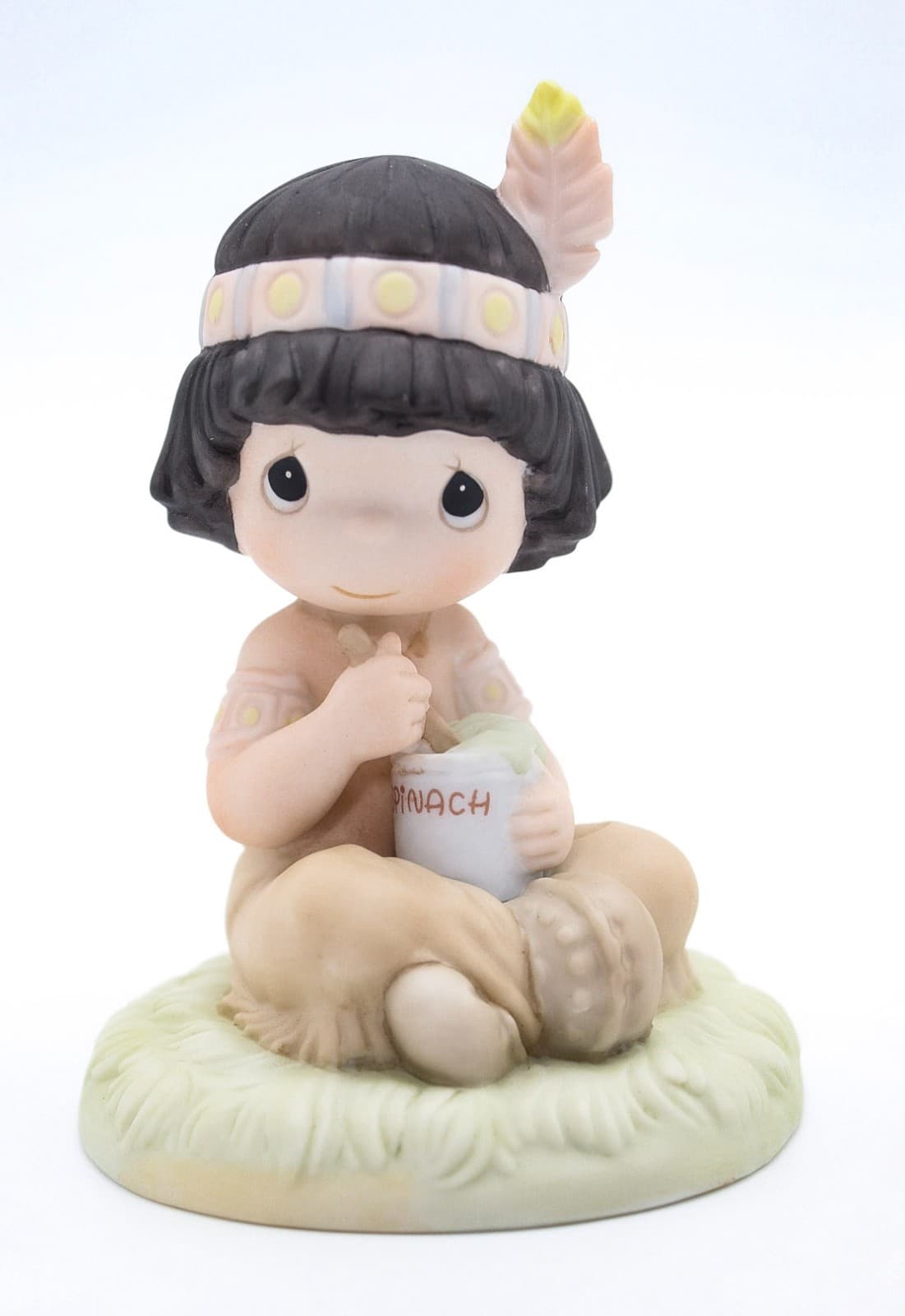 Precious Moments Lord Keep Me In TeePee Top Shape Porcelain Figurine 1991 - Thumbnail 8