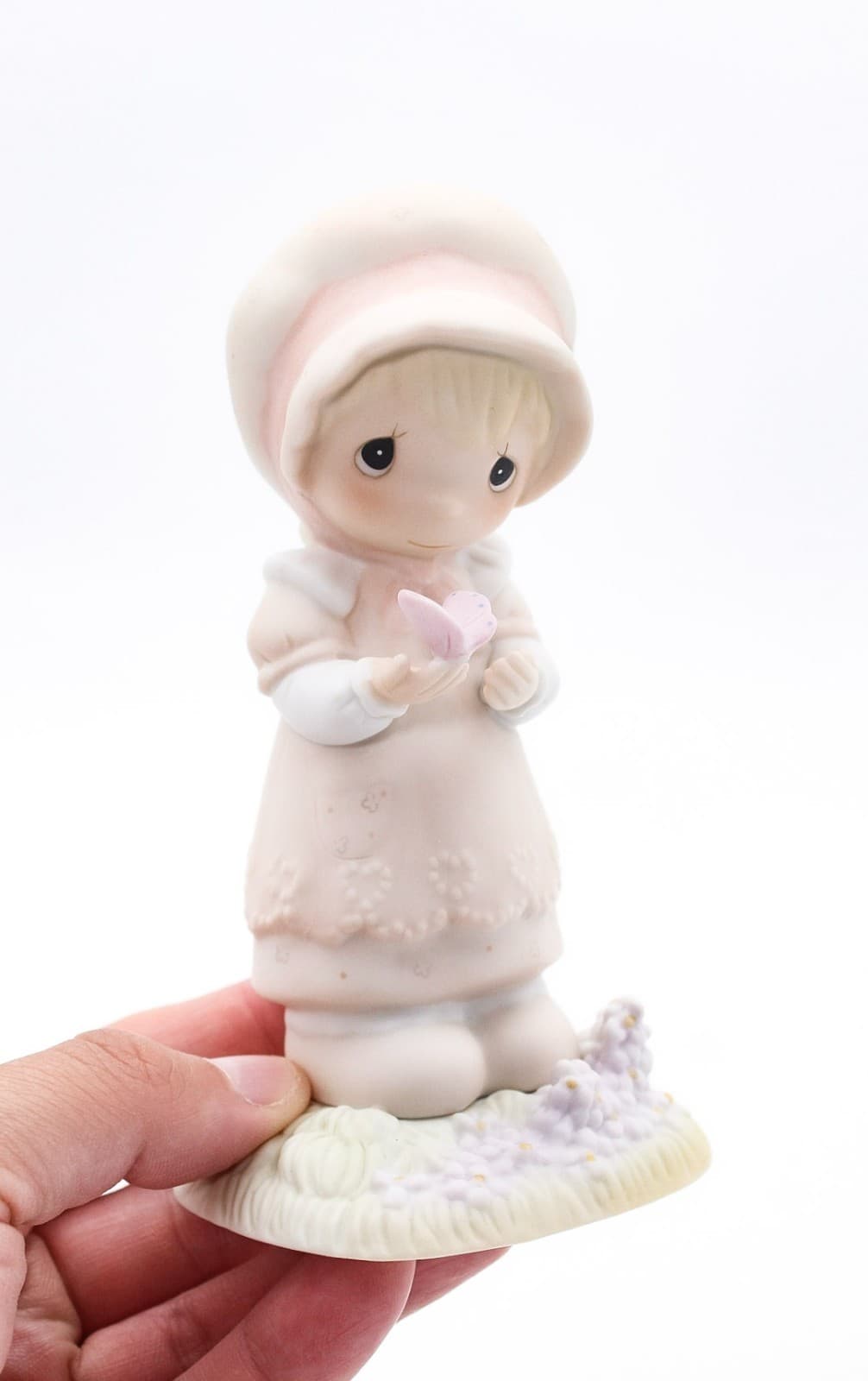 Precious Moments We Are God's Worksmanship Enesco Porcelain Figurine 1982 - Thumbnail 2