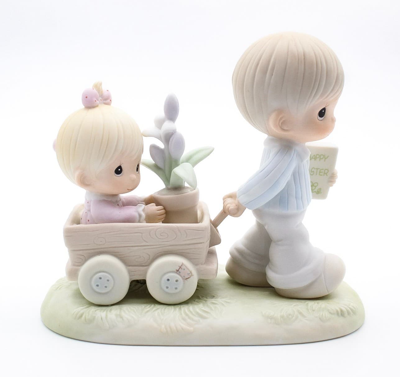 Precious Moments Easter's On Its Way Enesco Porcelain Figurine 1989 - Thumbnail 9