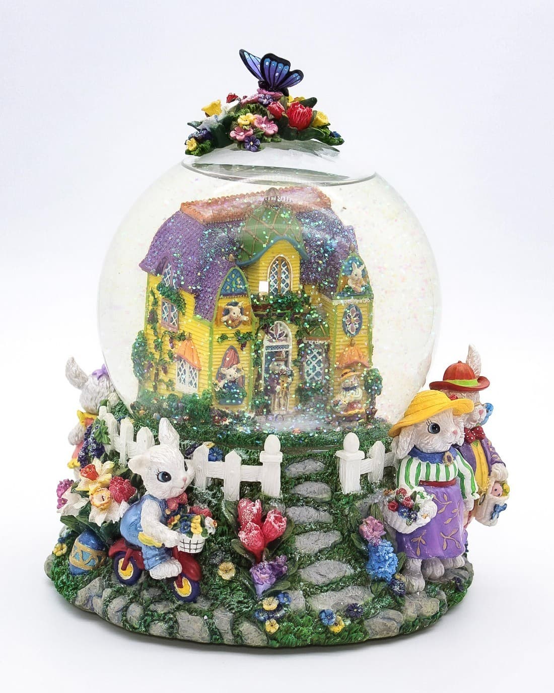 Christopher Radko Dapper Family Glitterglobe Easter Parade Music Blower In Box - Thumbnail 8