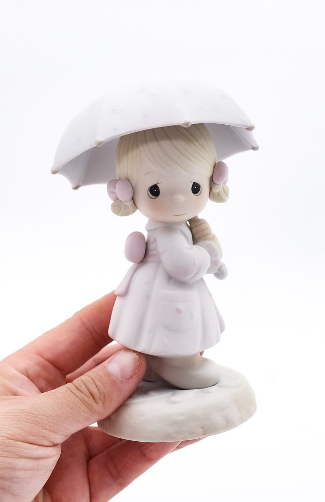 Precious Moments April Enesco Porcelain Figurine 1987 - Thumbnail 2