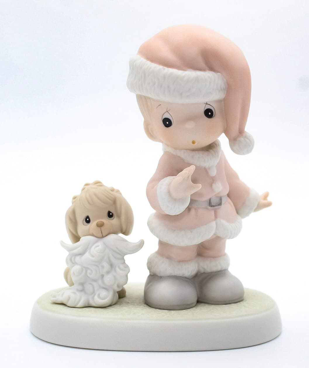 Precious Moments Wishing You A Ho Ho Ho Enesco Porcelain Figurine 1992 - Thumbnail 9