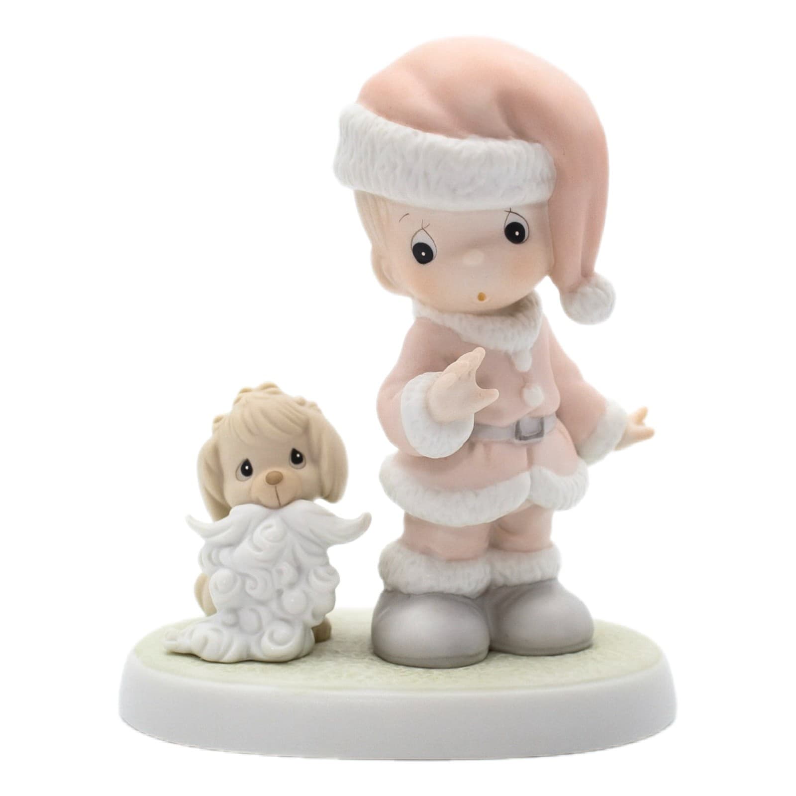 Precious Moments Wishing You A Ho Ho Ho Enesco Porcelain Figurine 1992