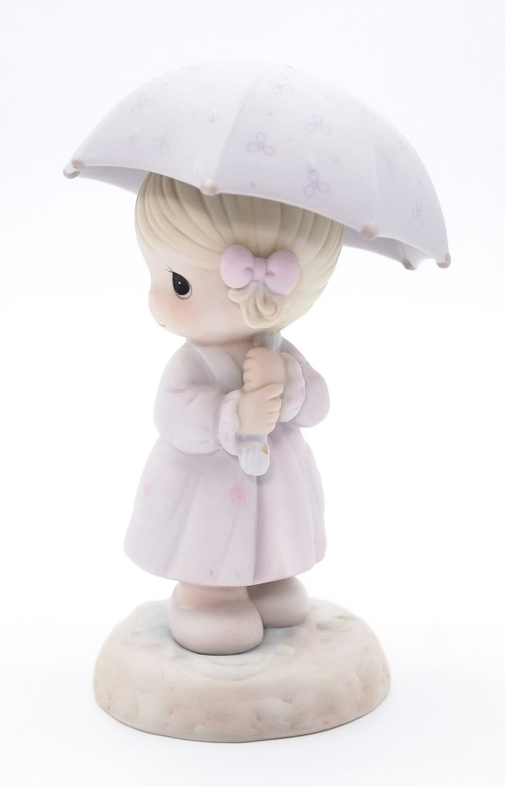 Precious Moments April Enesco Porcelain Figurine 1987 - Thumbnail 4