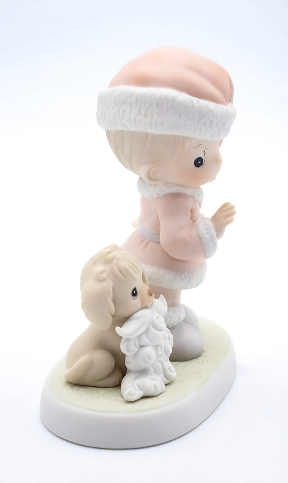 Precious Moments Wishing You A Ho Ho Ho Enesco Porcelain Figurine 1992 - Thumbnail 4