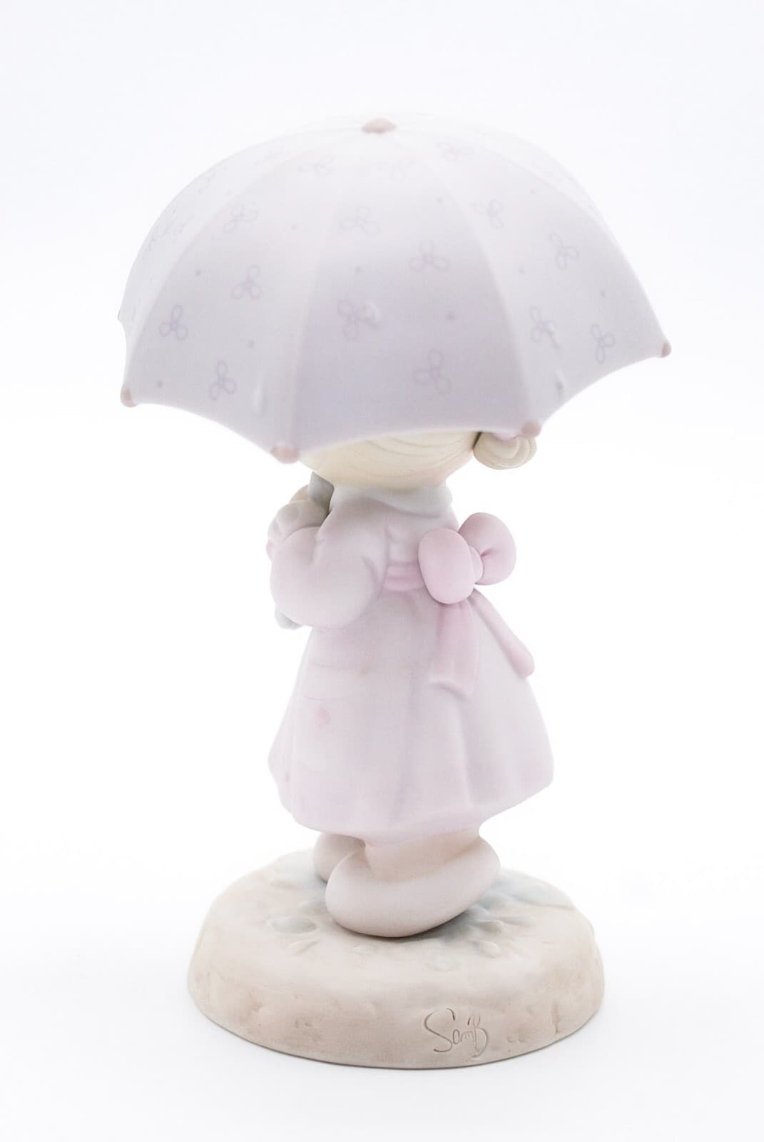 Precious Moments April Enesco Porcelain Figurine 1987 - Thumbnail 3