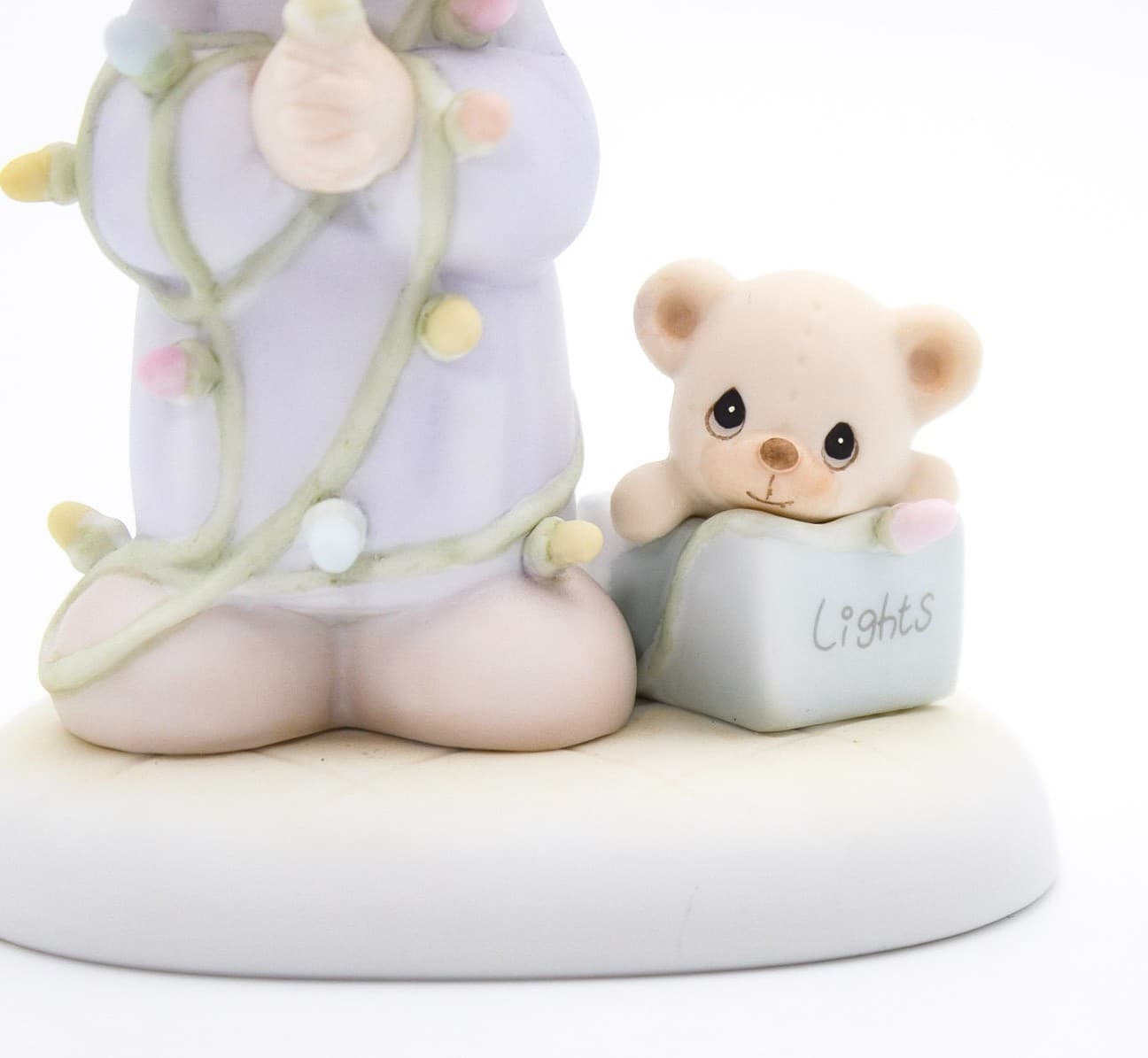 Precious Moments May Your Christmas Be Delightful Enesco Porcelain Figurine 1997 - Thumbnail 5