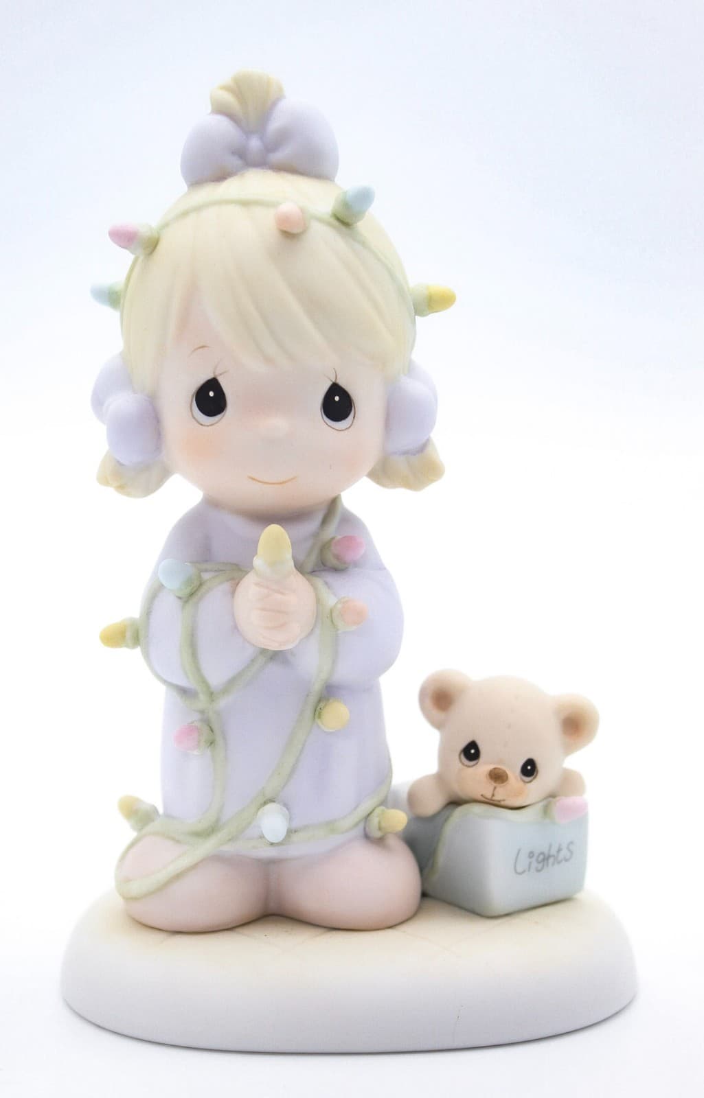 Precious Moments May Your Christmas Be Delightful Enesco Porcelain Figurine 1997 - Thumbnail 9