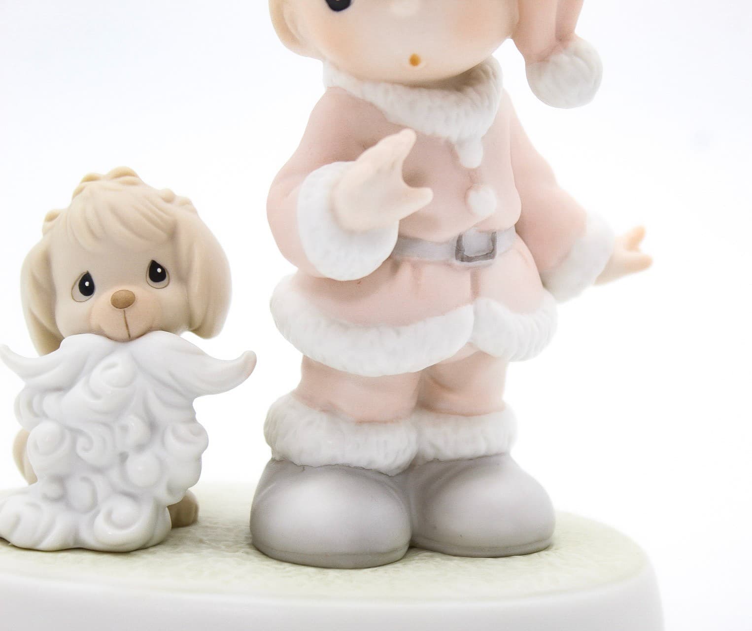 Precious Moments Wishing You A Ho Ho Ho Enesco Porcelain Figurine 1992 - Thumbnail 6