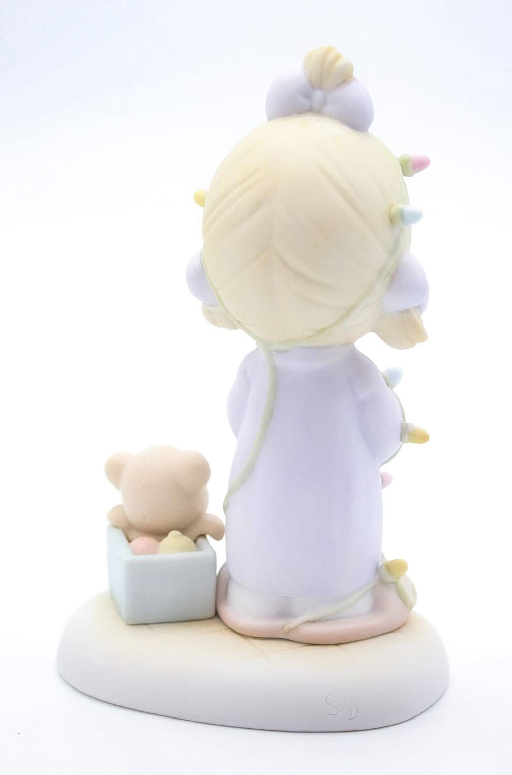 Precious Moments May Your Christmas Be Delightful Enesco Porcelain Figurine 1997 - Thumbnail 3