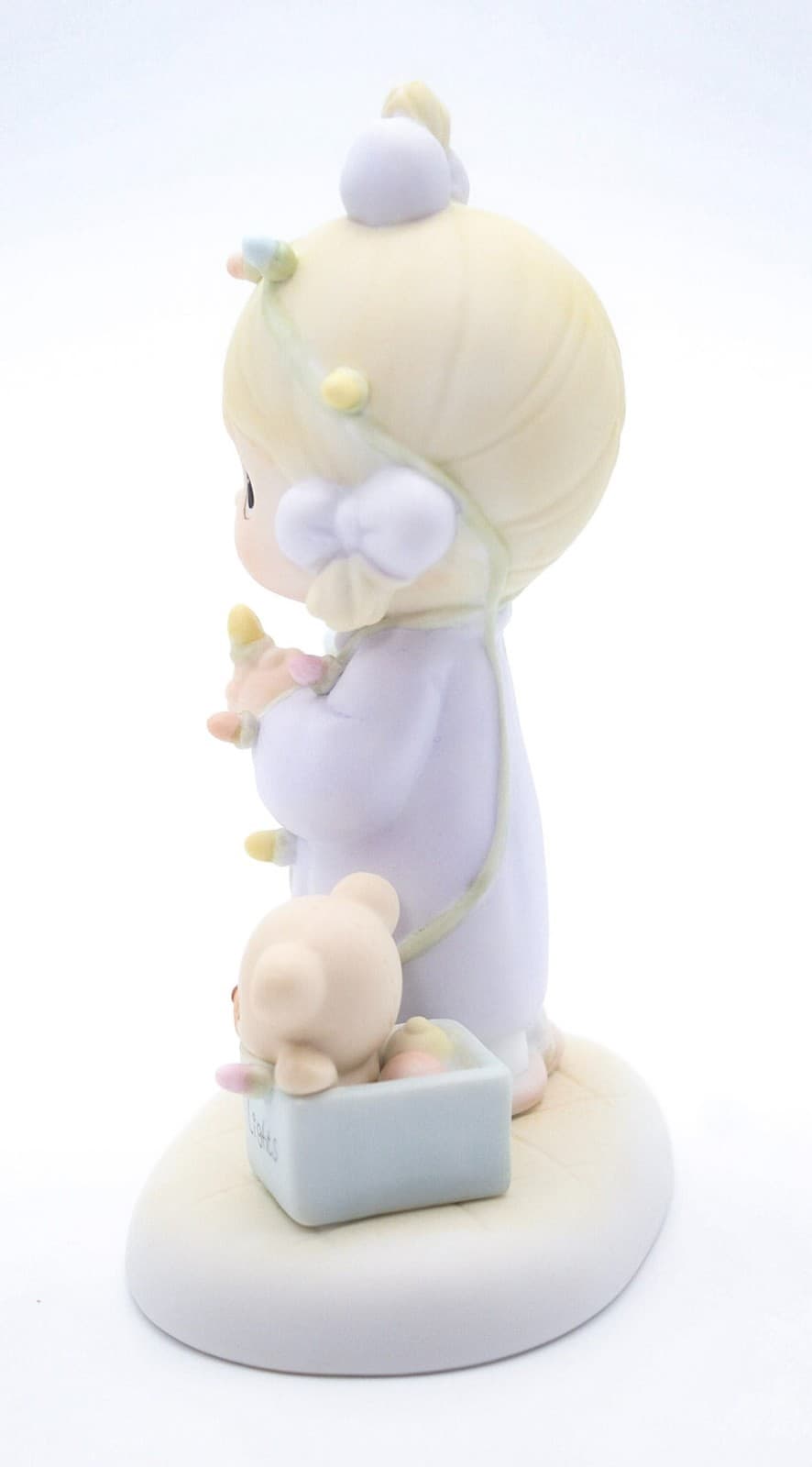Precious Moments May Your Christmas Be Delightful Enesco Porcelain Figurine 1997 - Thumbnail 4