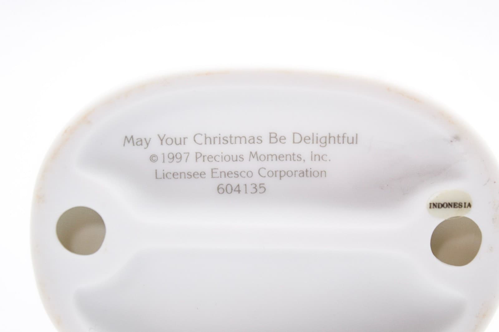 Precious Moments May Your Christmas Be Delightful Enesco Porcelain Figurine 1997 - Thumbnail 8